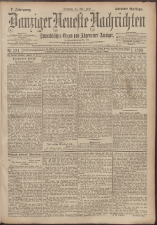 Danziger Neueste Nachrichten : unparteiisches Organ und allgemeiner Anzeiger124/1898