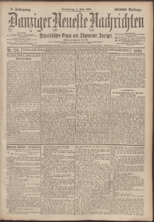 Danziger Neueste Nachrichten : unparteiisches Organ und allgemeiner Anzeiger126/1898
