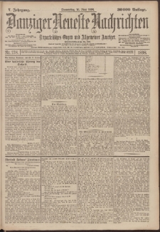 Danziger Neueste Nachrichten : unparteiisches Organ und allgemeiner Anzeiger 138/1898