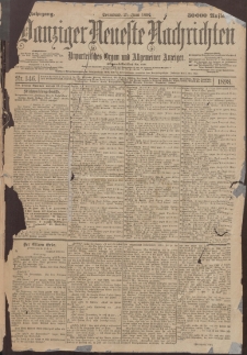 Danziger Neueste Nachrichten : unparteiisches Organ und allgemeiner Anzeiger 146/1898