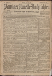 Danziger Neueste Nachrichten : unparteiisches Organ und allgemeiner Anzeiger 160/1898