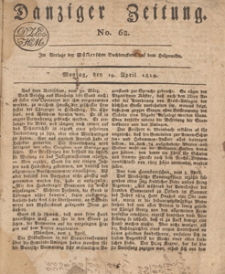 Danziger Zeitung, 1819.04.19 nr 62