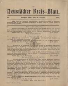 Neustadter Kreis - Blatt, nr.65, 1915