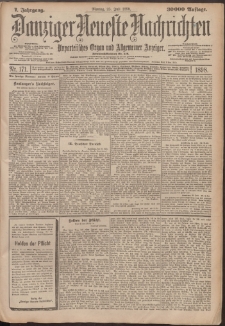 Danziger Neueste Nachrichten : unparteiisches Organ und allgemeiner Anzeiger 171/1898