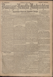 Danziger Neueste Nachrichten : unparteiisches Organ und allgemeiner Anzeiger 172/1898