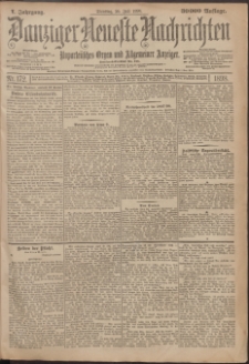 Danziger Neueste Nachrichten : unparteiisches Organ und allgemeiner Anzeiger 172/1898