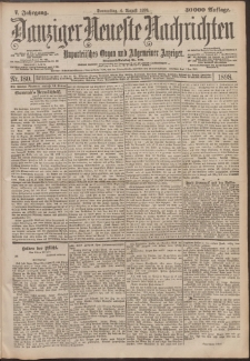 Danziger Neueste Nachrichten : unparteiisches Organ und allgemeiner Anzeiger 180/1898