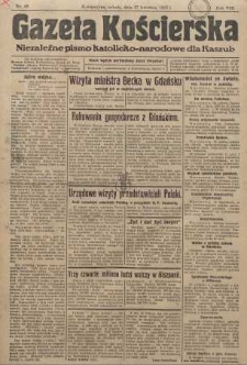 Gazeta Kościerska, 1937, nr46
