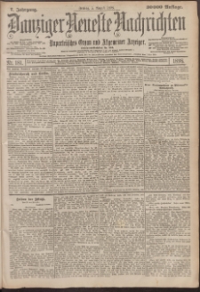 Danziger Neueste Nachrichten : unparteiisches Organ und allgemeiner Anzeiger 181/1898