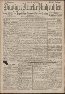 Danziger Neueste Nachrichten : unparteiisches Organ und allgemeiner Anzeiger 187/1898