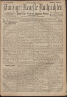 Danziger Neueste Nachrichten : unparteiisches Organ und allgemeiner Anzeiger195/1898Anzeiger