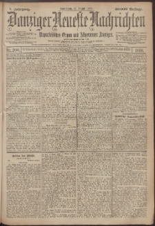 Danziger Neueste Nachrichten : unparteiisches Organ und allgemeiner Anzeiger 200/1898