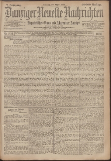 Danziger Neueste Nachrichten : unparteiisches Organ und allgemeiner Anzeiger 202/1898