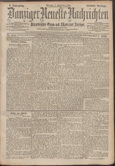 Danziger Neueste Nachrichten : unparteiisches Organ und allgemeiner Anzeiger 210/1898