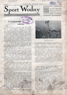 Sport Wodny, 1936, nr 1