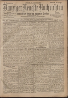 Danziger Neueste Nachrichten : unparteiisches Organ und allgemeiner Anzeiger 215/1898