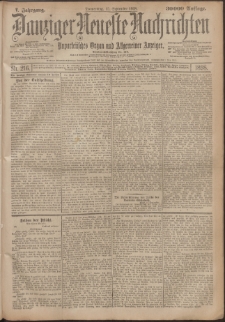 Danziger Neueste Nachrichten : unparteiisches Organ und allgemeiner Anzeiger 216/1898