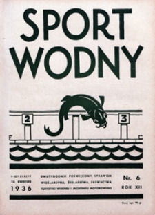 Sport Wodny, 1936, nr 6