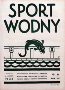 Sport Wodny, 1936, nr 6