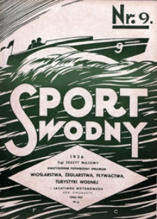 Sport Wodny, 1936, nr 9