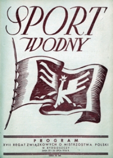 Sport Wodny, 1936, nr 13, program 17. regat