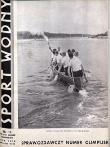Sport Wodny, 1936, nr 15