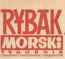 Rybak Morski : tygodnik : czasopismo pracownik&oacute;w ryboł&oacute;wstwa, 1954.07.31 nr 30