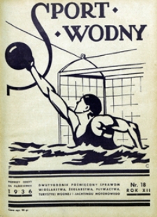 Sport Wodny, 1936, nr 18