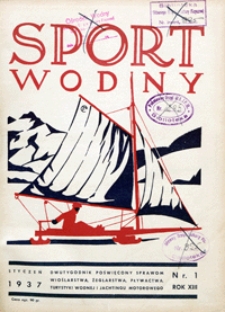 Sport Wodny, 1937, nr 1