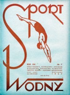 Sport Wodny, 1937, nr 7
