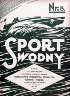 Sport Wodny, 1937, nr 8