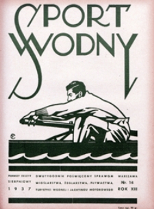 Sport Wodny, 1937, nr 14