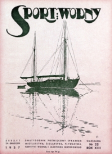 Sport Wodny, 1937, nr 22