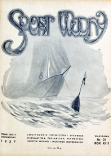 Sport Wodny, 1937, nr 21