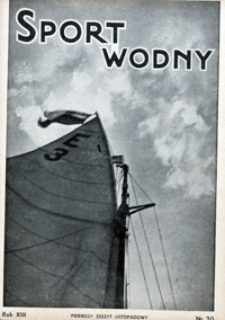 Sport Wodny, 1937, nr 20
