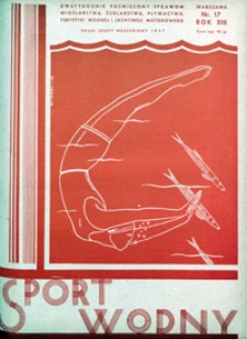 Sport Wodny, 1937, nr 17