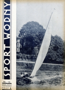 Sport Wodny, 1937, nr 15