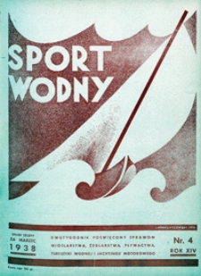 Sport Wodny, 1938, nr 4