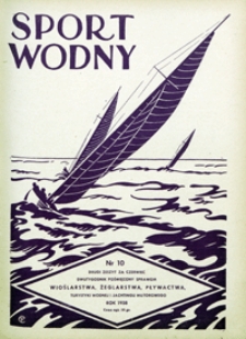 Sport Wodny, 1938, nr 10