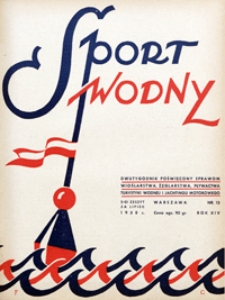 Sport Wodny, 1938, nr 12