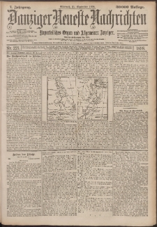 Danziger Neueste Nachrichten : unparteiisches Organ und allgemeiner Anzeiger 221/1898