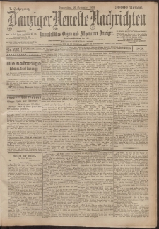 Danziger Neueste Nachrichten : unparteiisches Organ und allgemeiner Anzeiger 228/1898