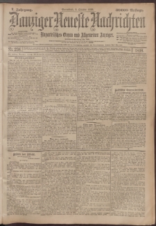 Danziger Neueste Nachrichten : unparteiisches Organ und allgemeiner Anzeiger 236/1898