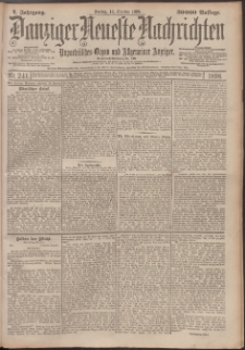 Danziger Neueste Nachrichten : unparteiisches Organ und allgemeiner Anzeiger 241/1898