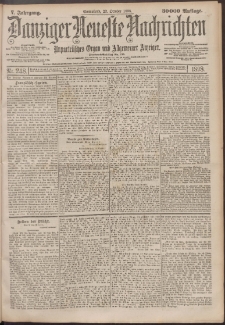 Danziger Neueste Nachrichten : unparteiisches Organ und allgemeiner Anzeiger 248/1898
