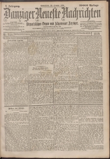 Danziger Neueste Nachrichten : unparteiisches Organ und allgemeiner Anzeiger 248/1898