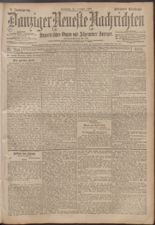 Danziger Neueste Nachrichten : unparteiisches Organ und allgemeiner Anzeiger 250/1898