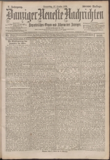 Danziger Neueste Nachrichten : unparteiisches Organ und allgemeiner Anzeiger 252/1898