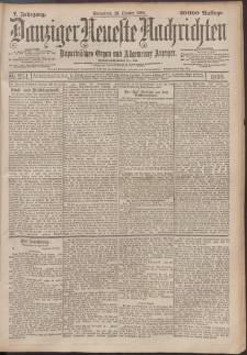 Danziger Neueste Nachrichten : unparteiisches Organ und allgemeiner Anzeiger 254/1898