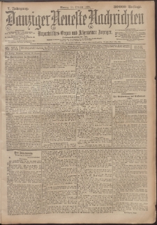 Danziger Neueste Nachrichten : unparteiisches Organ und allgemeiner Anzeiger 255/1898
